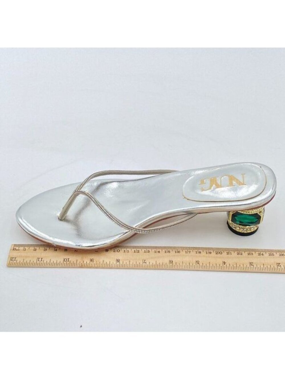 Women Fashion Thong Mid Heel Sandals Casual Flip Flops Open Almond Toe Daily